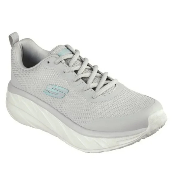 Skechers Women's D'Lux Ultra Sneaker Comfort Lightweight Grey - Picture 8 of 8